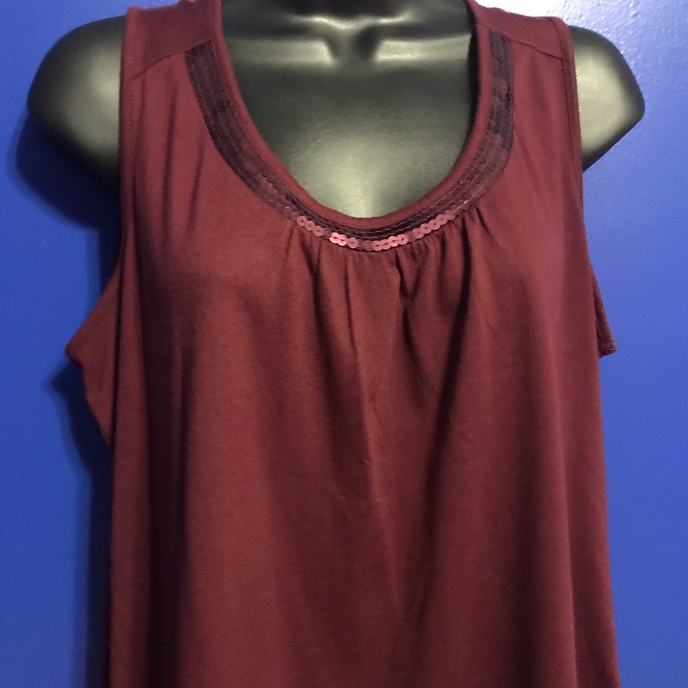 ❗️SALE❗️Croft & barrow brown top - Picture 2 of 8